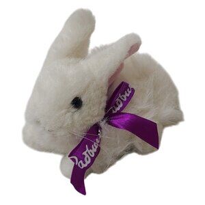 Hersheys Cadbury Easter Bunny 6 in Plush White Rabbit w/ Sound Clucking Noise